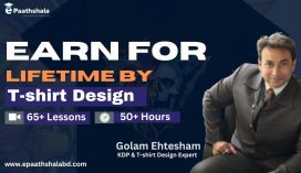 Earn For Lifetime By T-shirt Design (Basic to pro)