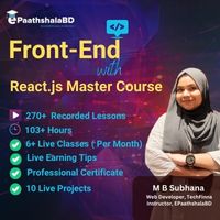 Front End With React.js Master Course