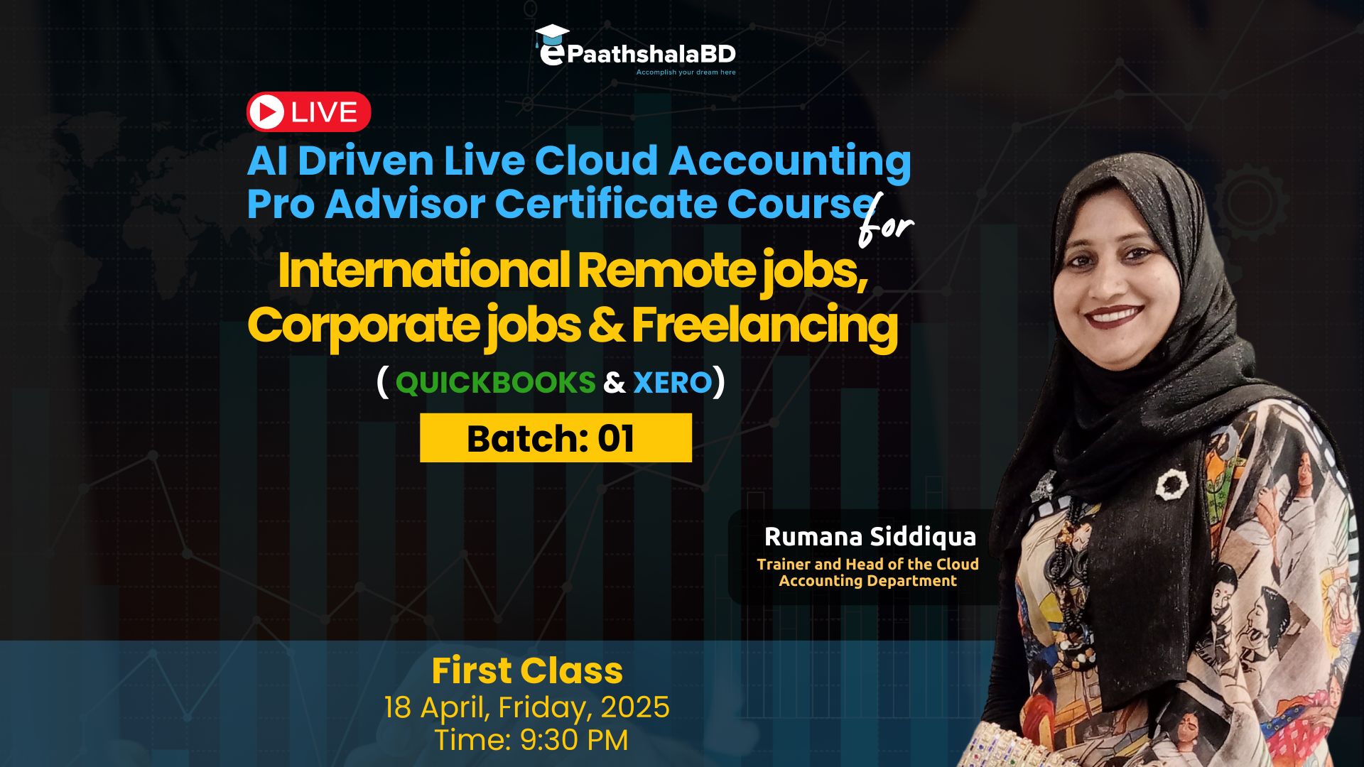 AI Driven Live Cloud Accounting Pro Advisor Certificate Course (Batch 01)