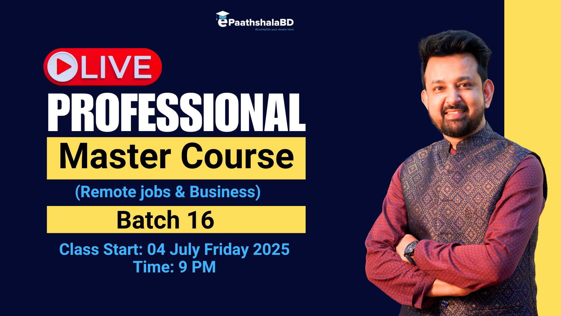 Live Professional Remote Job Course ( Batch 16 )